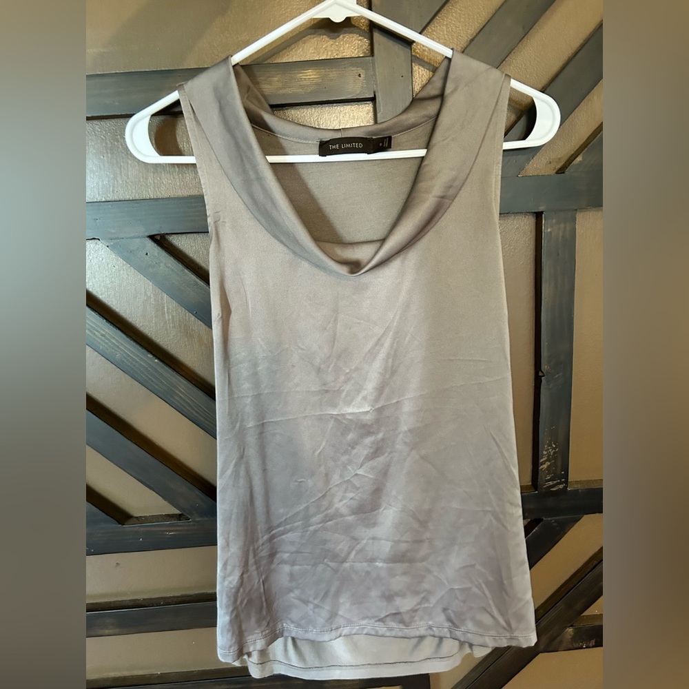 Barely worn silk cotton tank top